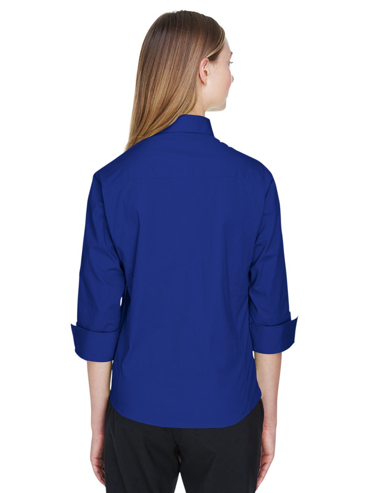 Blue Generation - Women's Pocketless 3/4-Sleeve Poplin Shirt 6