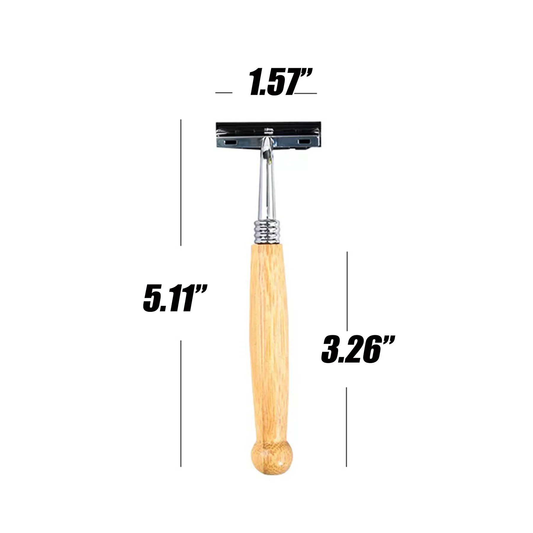 Bamboo Triple Stainless Steel Blade Disposable Razor 2