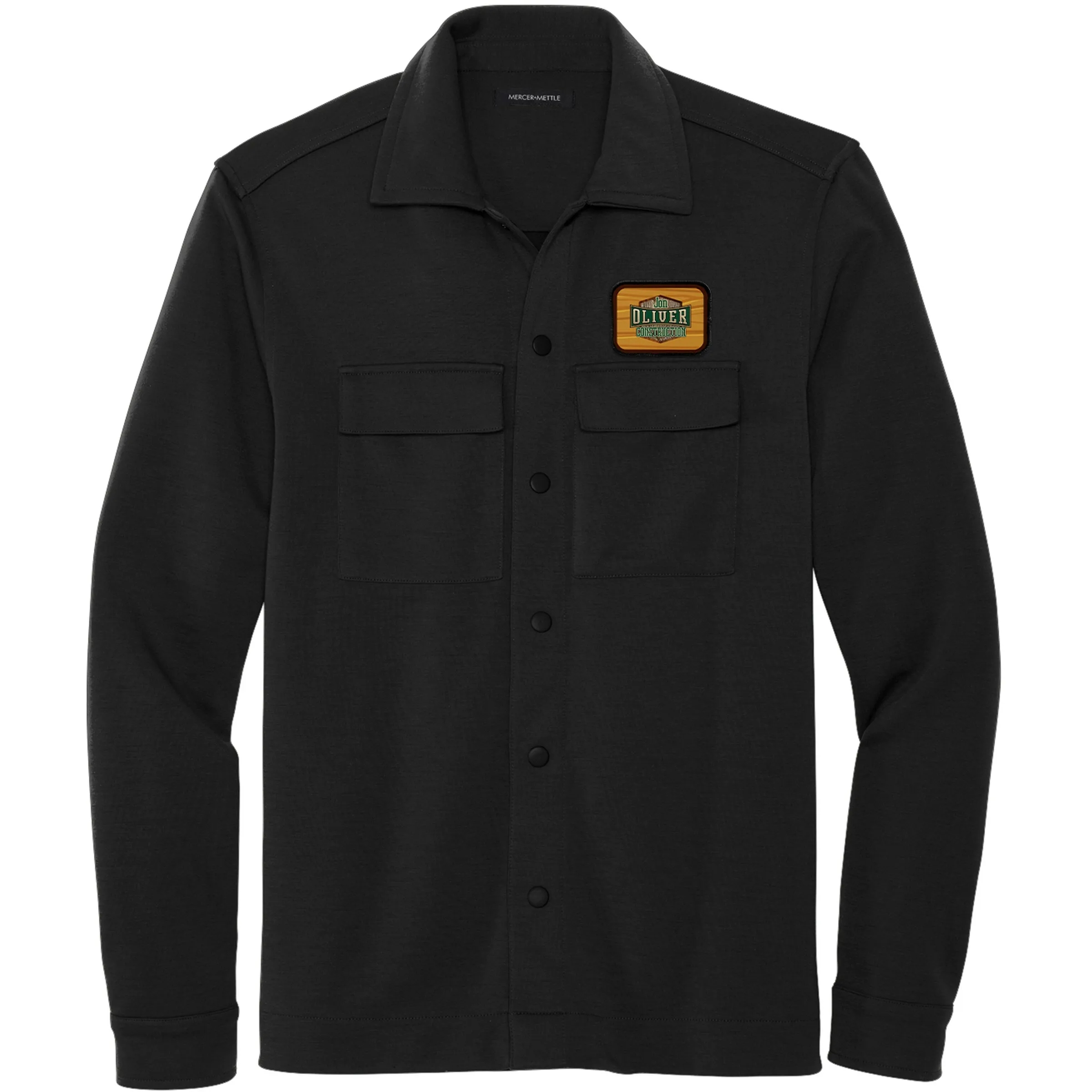 MERCER+METTLE(TM) DOUBLE-KNIT SNAP FRONT EMBLEM JACKET 4