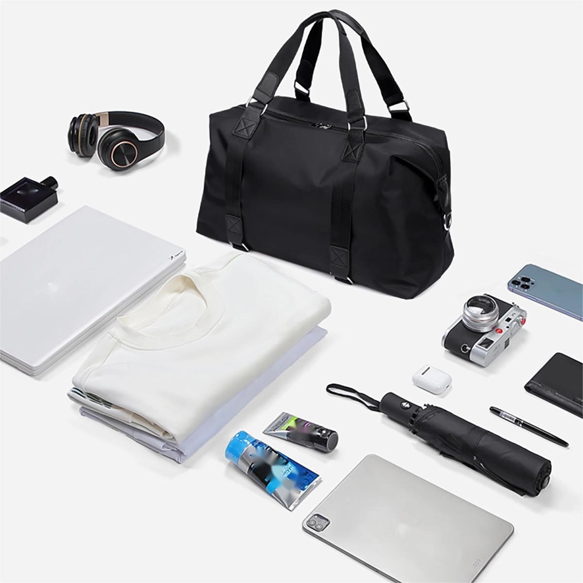 Travel Duffle Sports Tote Weekender Overnight Bag 8