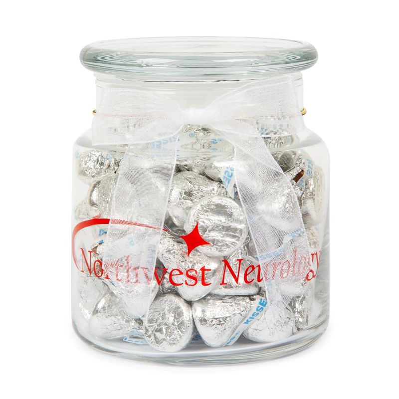 22oz. Glass Jar - Hershey's Chocolate Kisses 2
