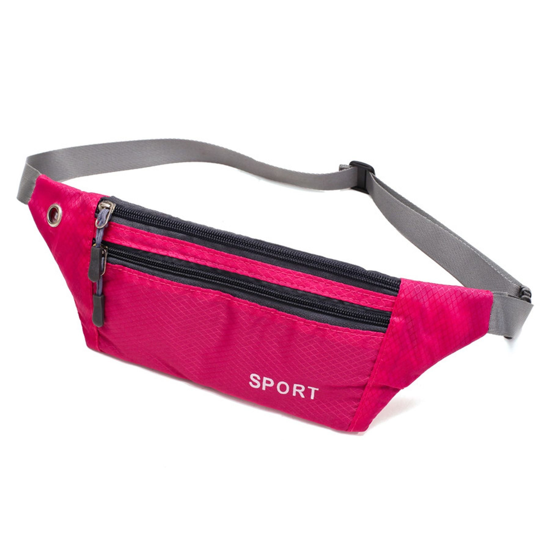 Crossbody Fanny Pack With Zipper Pockets Hands-Free Wallets 11