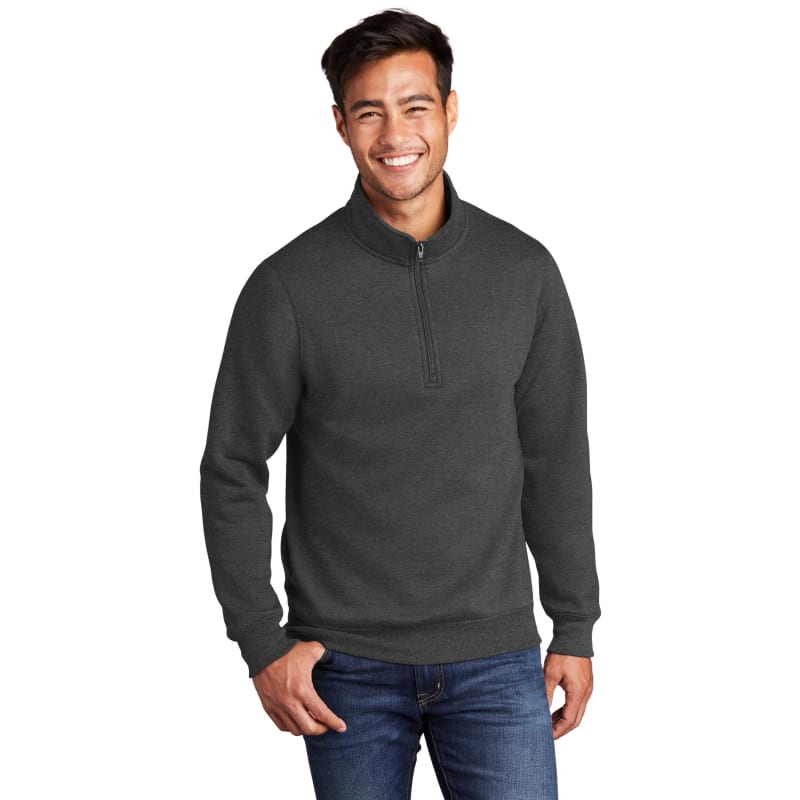 Port & Company Core Fleece 1/4-Zip Pullover Sweatshirt, custom hoodie or sweatshirt with logo imprint 2