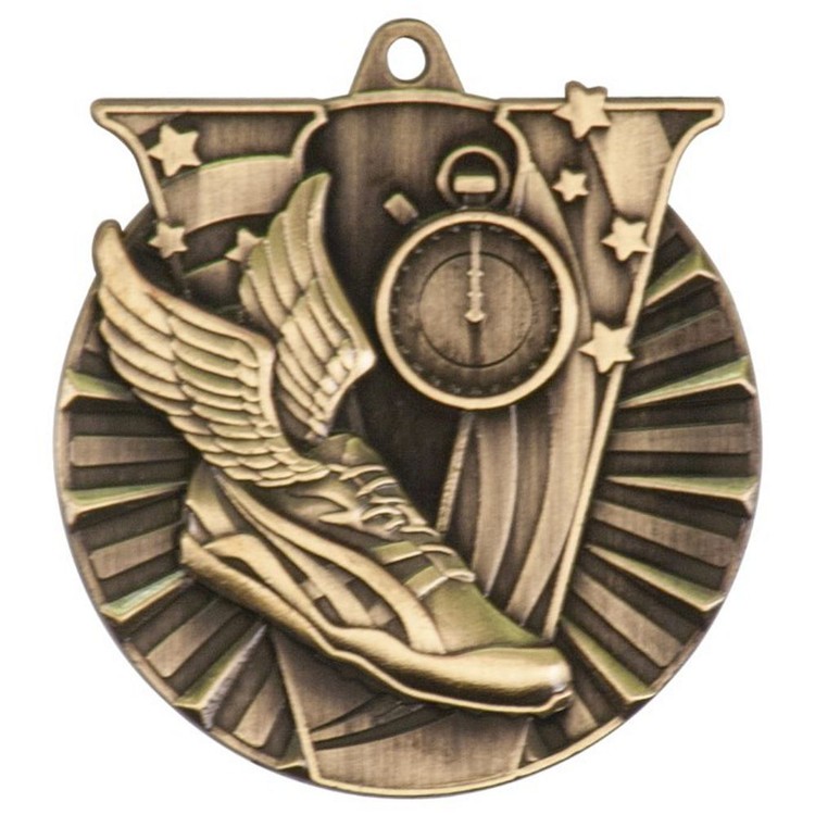 Track Victory Medal 2" 1