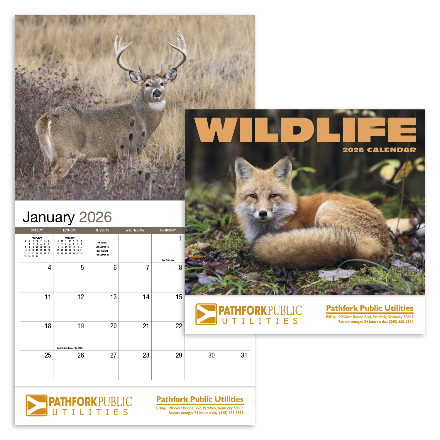 HotLine® Products Wildlife Appointment Calendar - Stapled 49