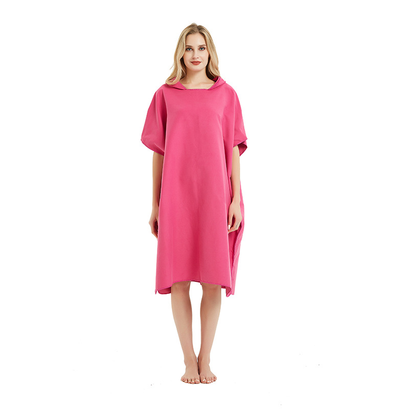 Microfiber Beach Changing Towel Robe w/Hood 11