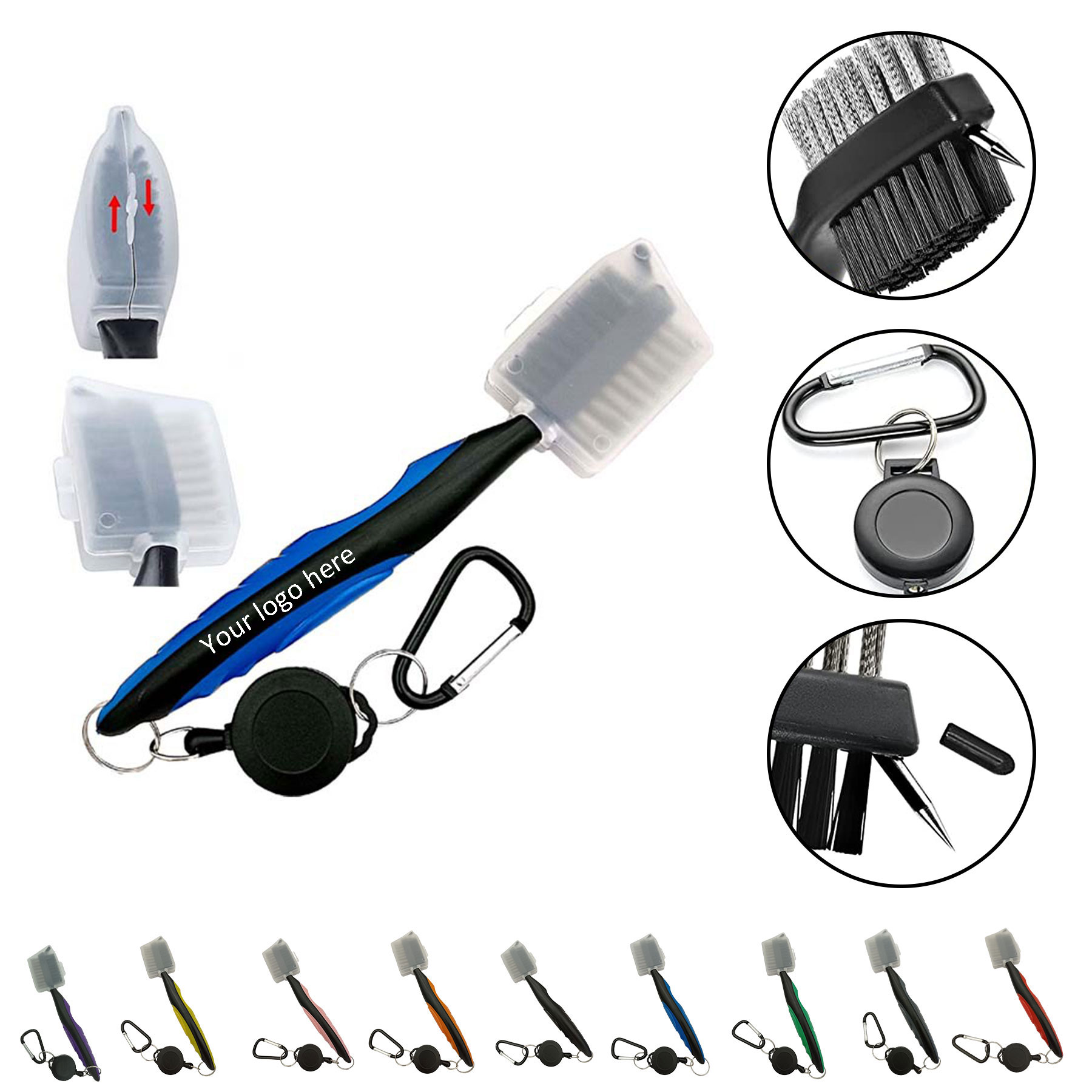 Golf Club Brush And Club Groove Cleaner  2