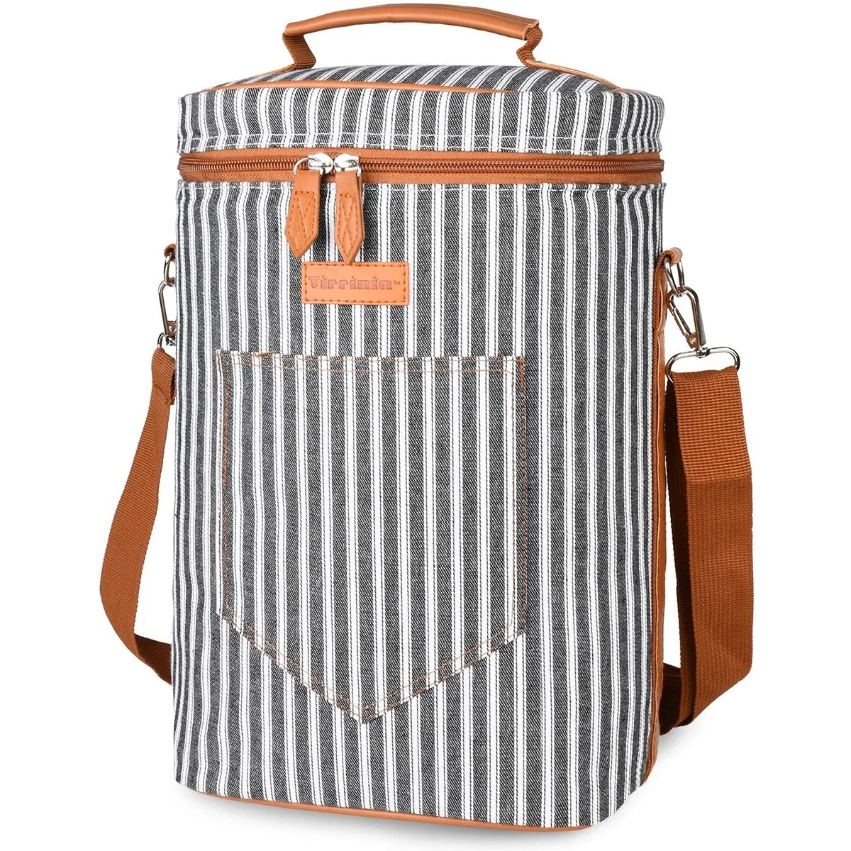 Wine Insulated Tote Bag for 4 Bottles Cooler Carrying Case 1