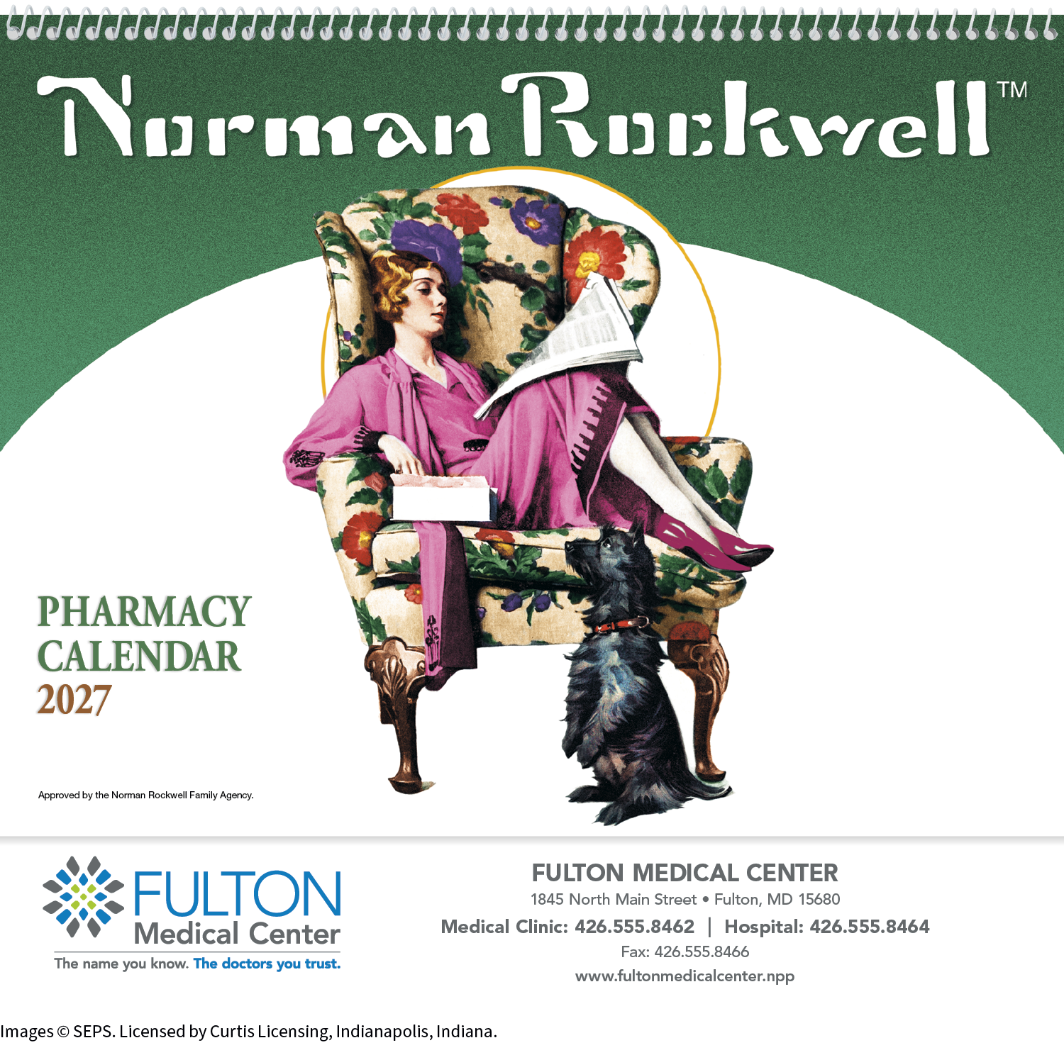 HotLine® Products Rockwell Pharmacy Special Markets Calendar 22