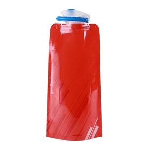 Snap Button Foldable Water Pack With Carabiner 2