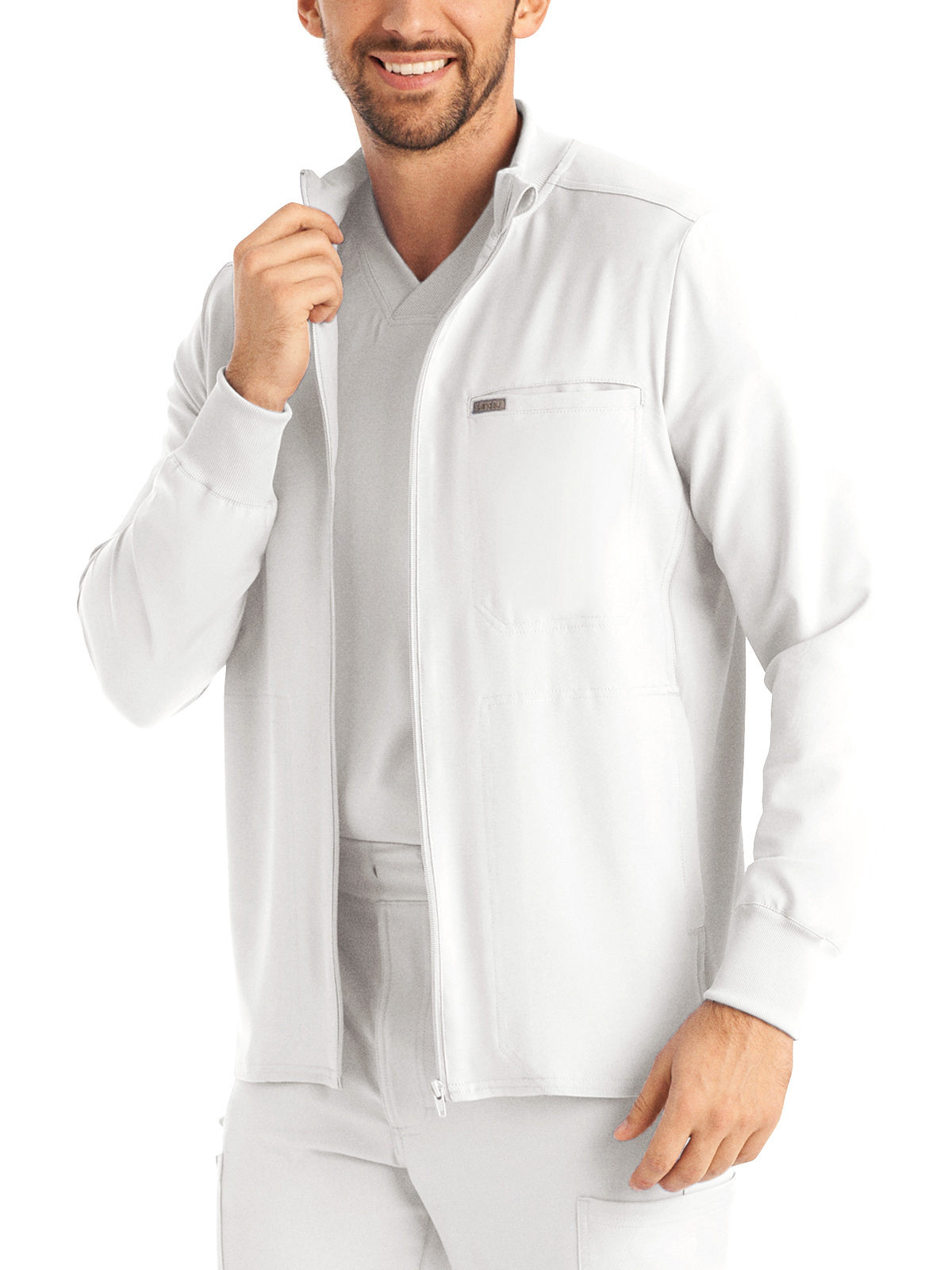 Landau - Forward - Men's Three-Pocket Mock-Neck Zip-Front Jacket 13