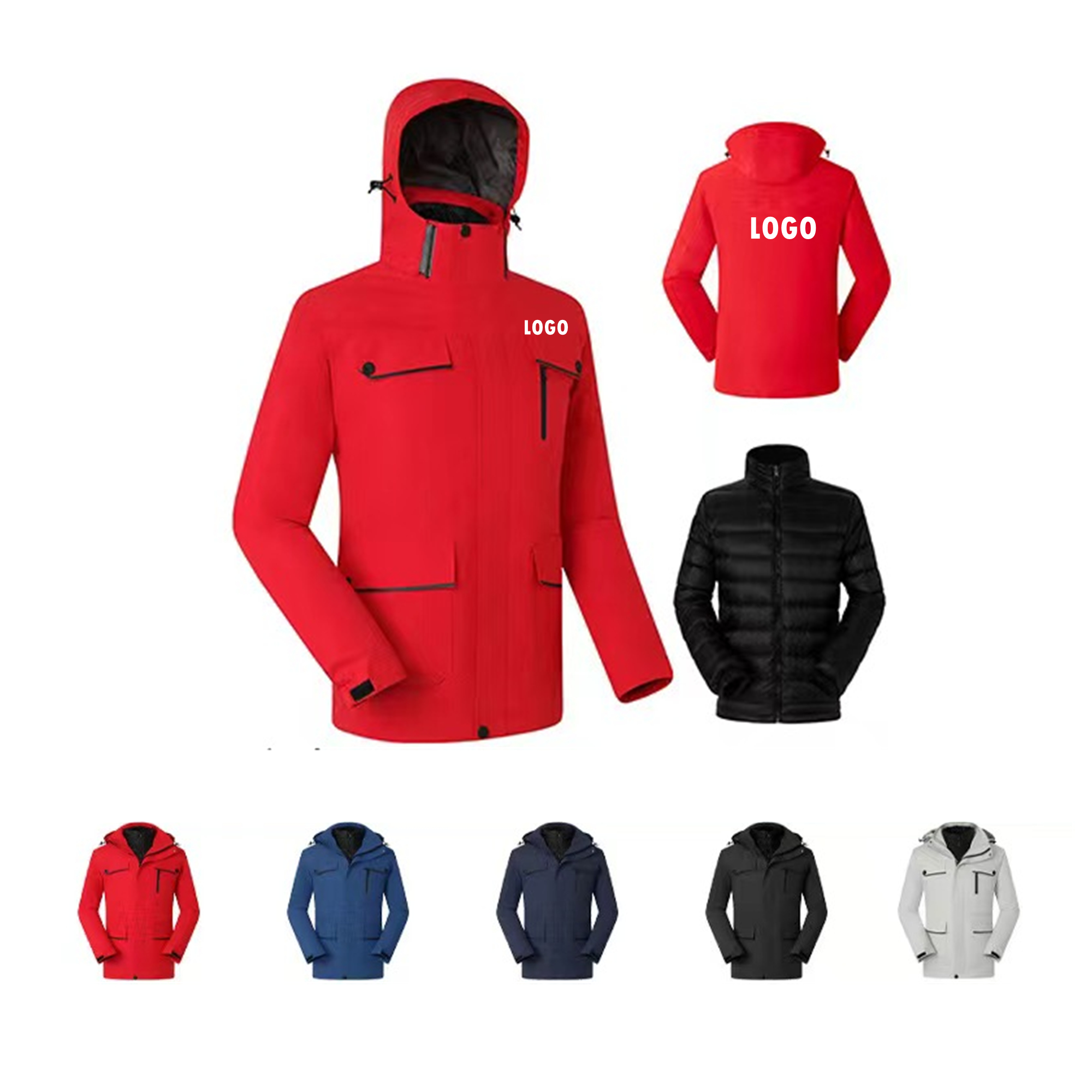3-in-1 Waterproof Insulated Winter Jacket 1