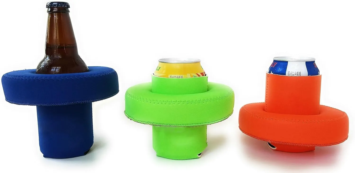 Neoprene Floating Drink Holder with Can Sleeves 6