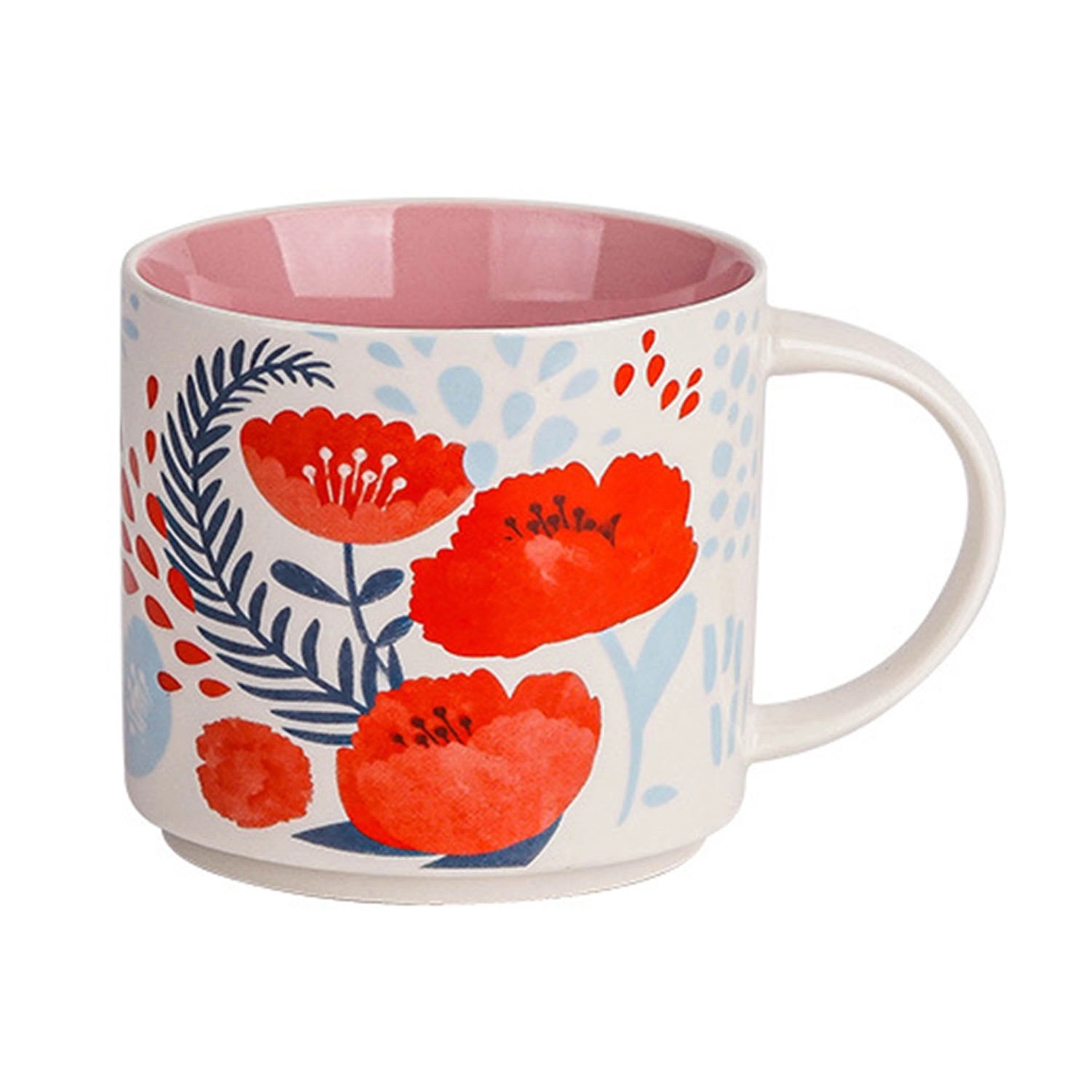 14 Oz Porcelain Coffee Mugs 2