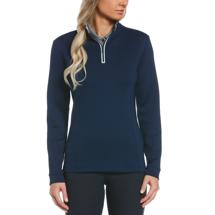 Original Penguin Ladies Clubhouse Mock Pullover 4