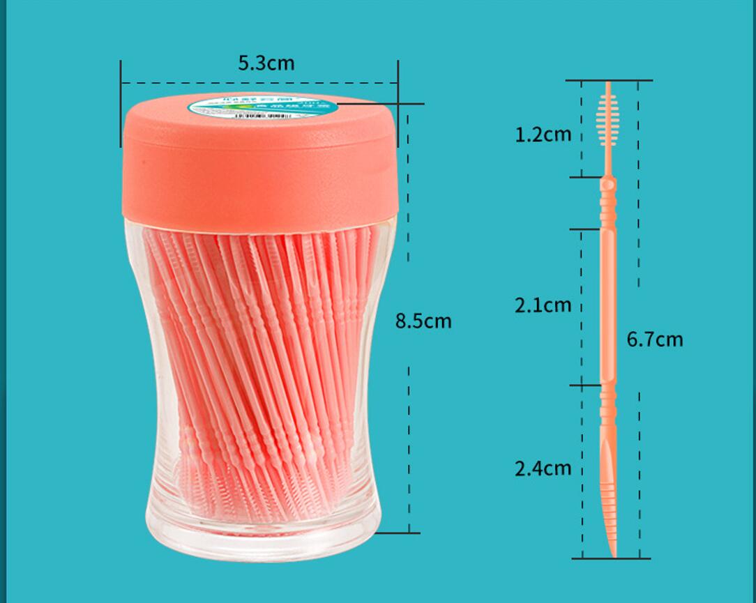 Plastic Interdental Brush Toothpick 4