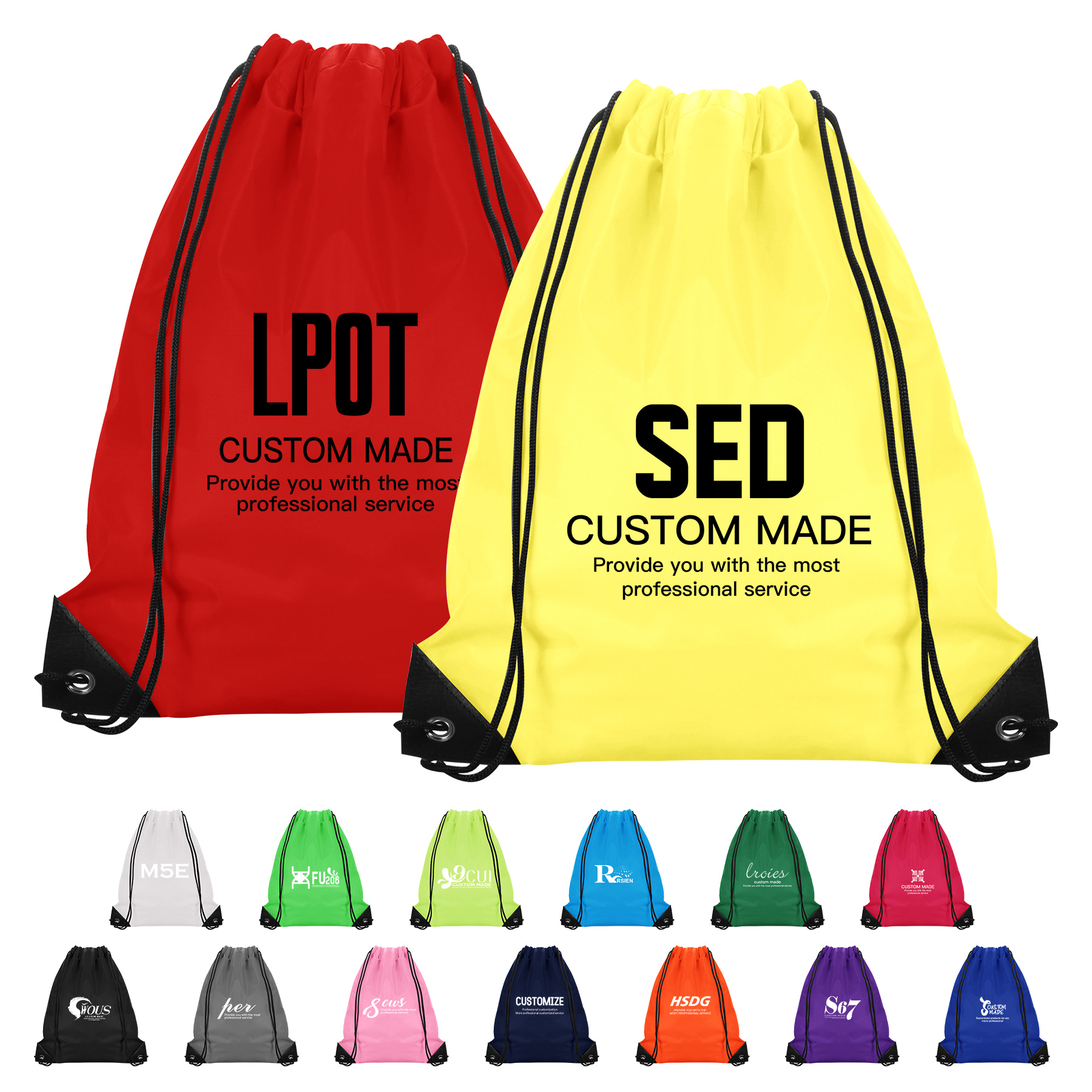Polyester Drawstring Backpack 7