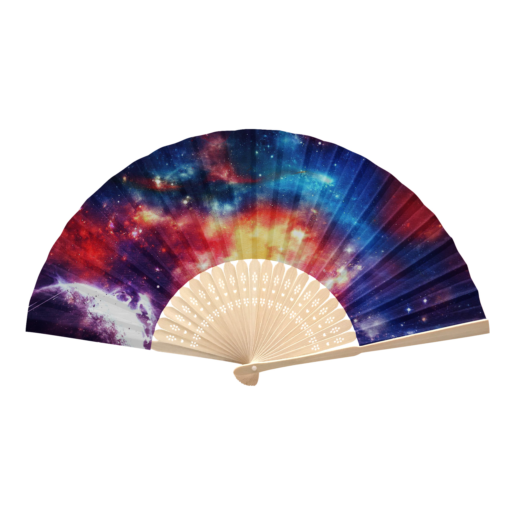 Bamboo Handle Folding Fans 20