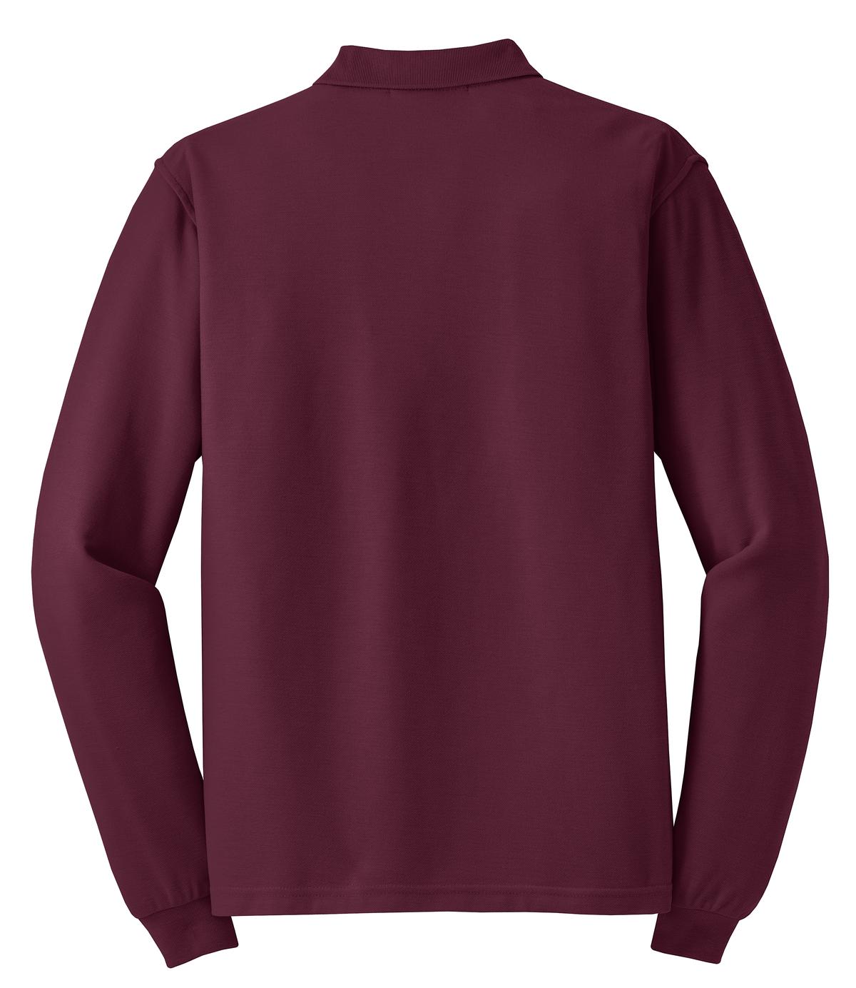 Port Authority Silk Touch Long Sleeve Polo. K500LS 96