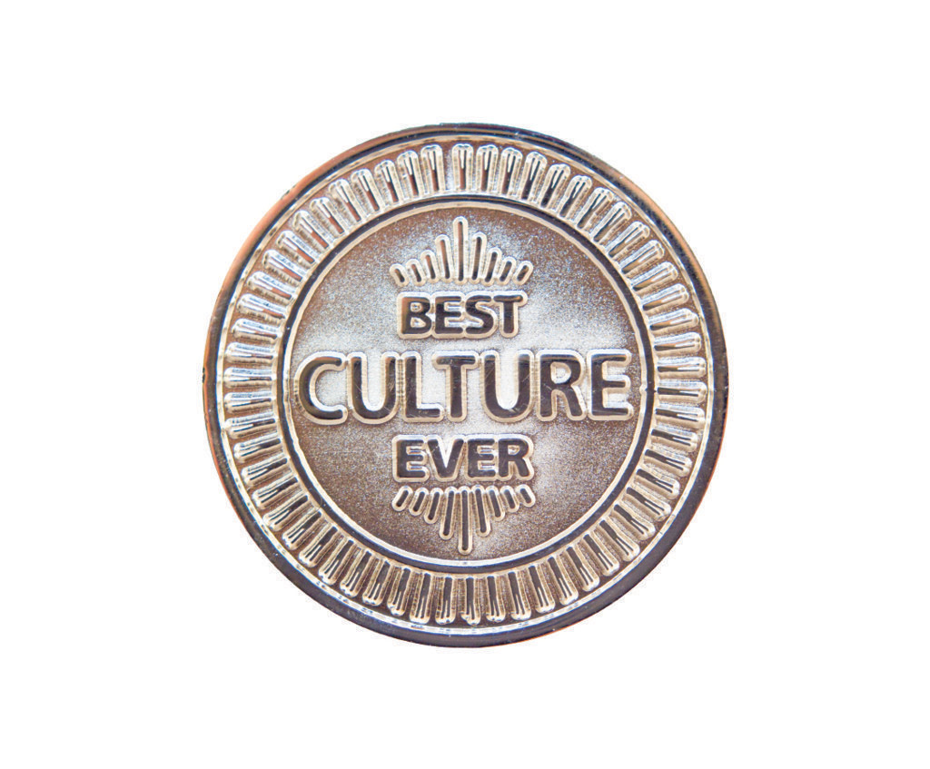 Zinc 1.5" Challenge Coin Nickel Plating