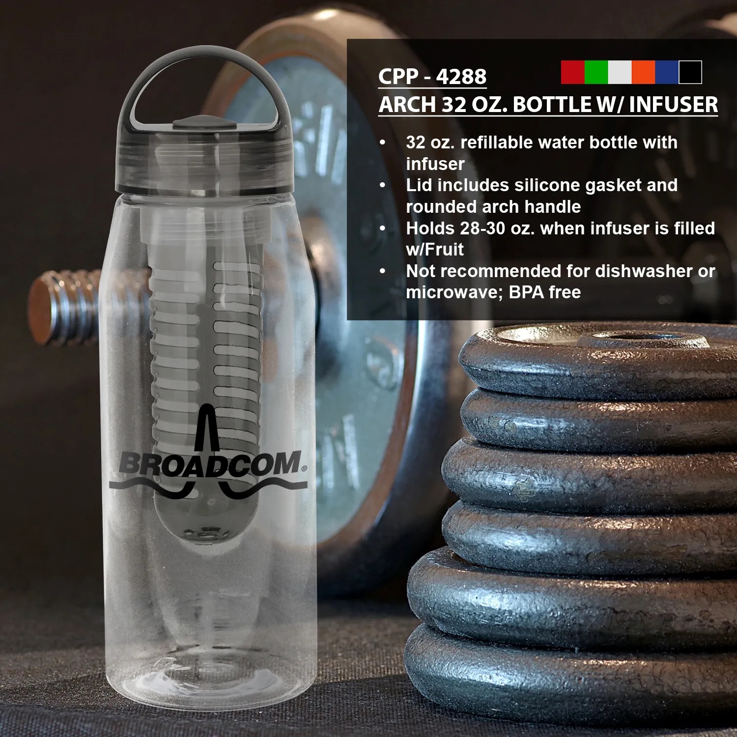 Arch 32 oz. Bottle with Infuser 16