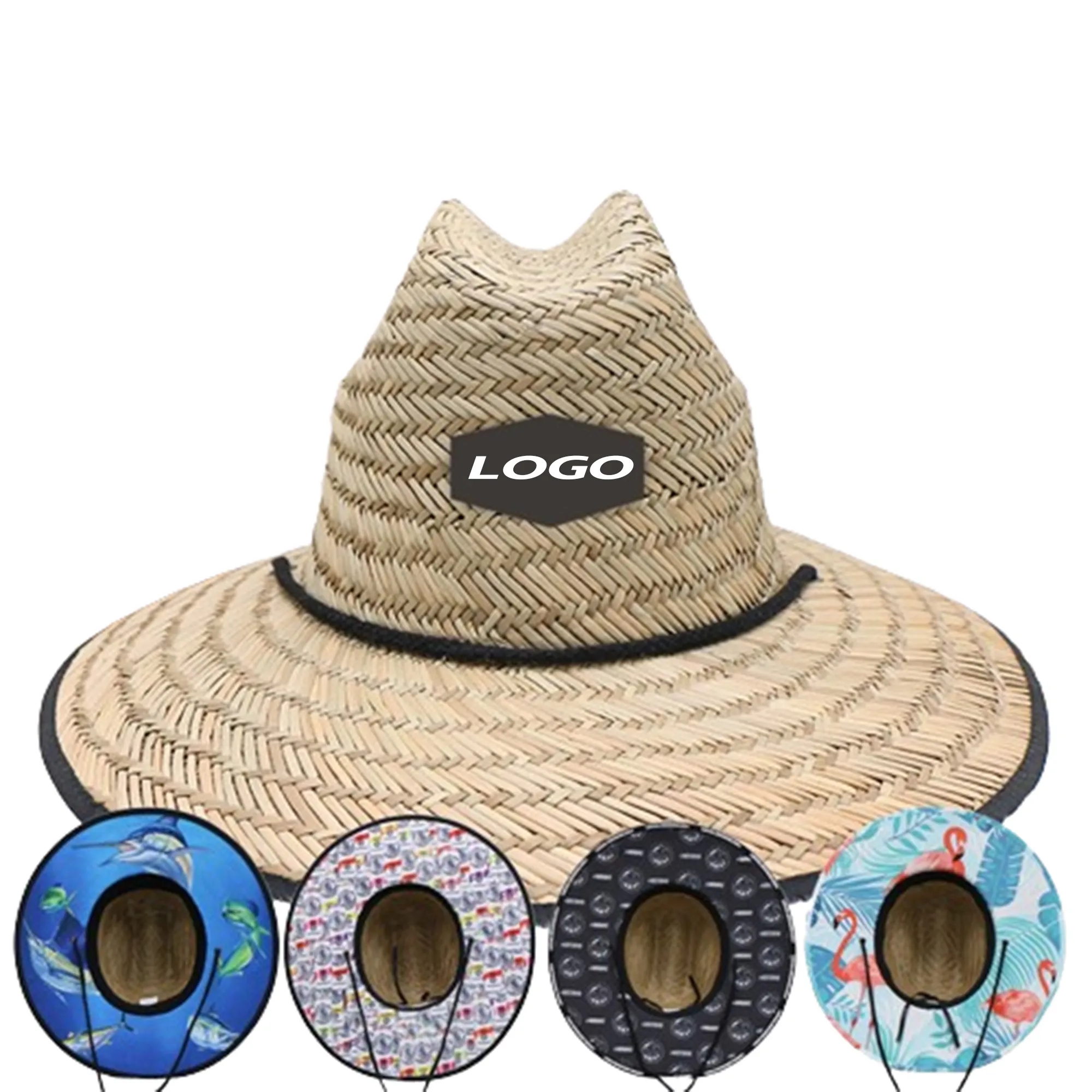 A straw hat suitable for large activities