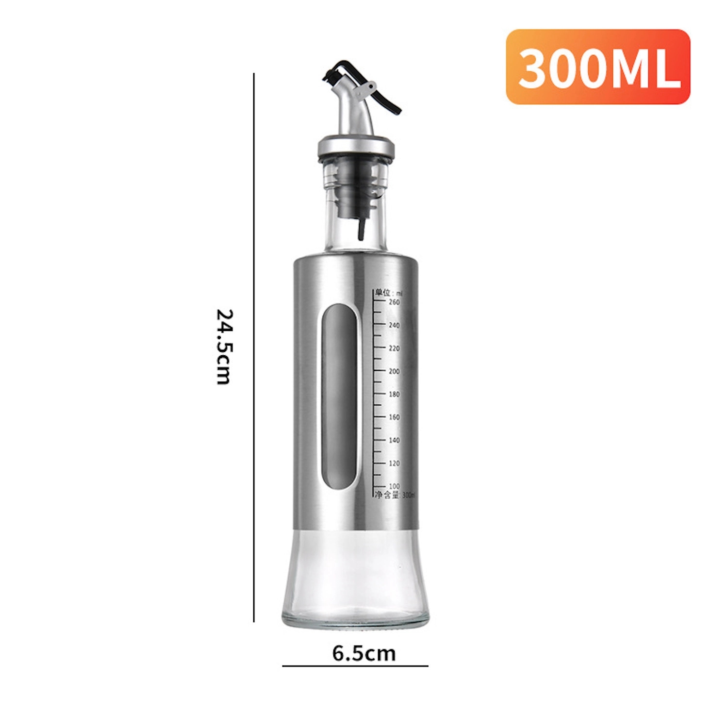 Oil And Vinegar Bottles Cruets Dispenser 6