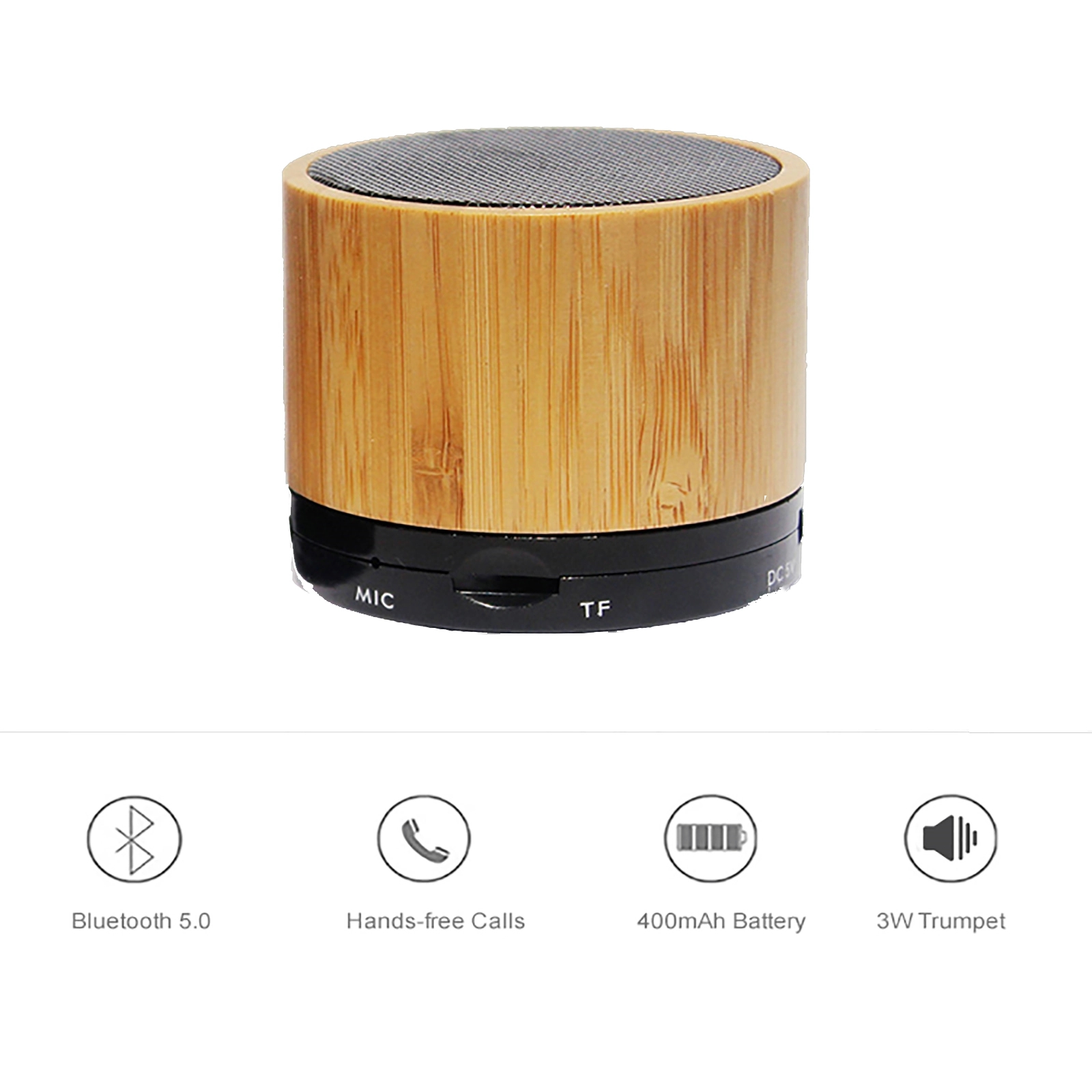 Bamboo Bluetooth Speaker 2