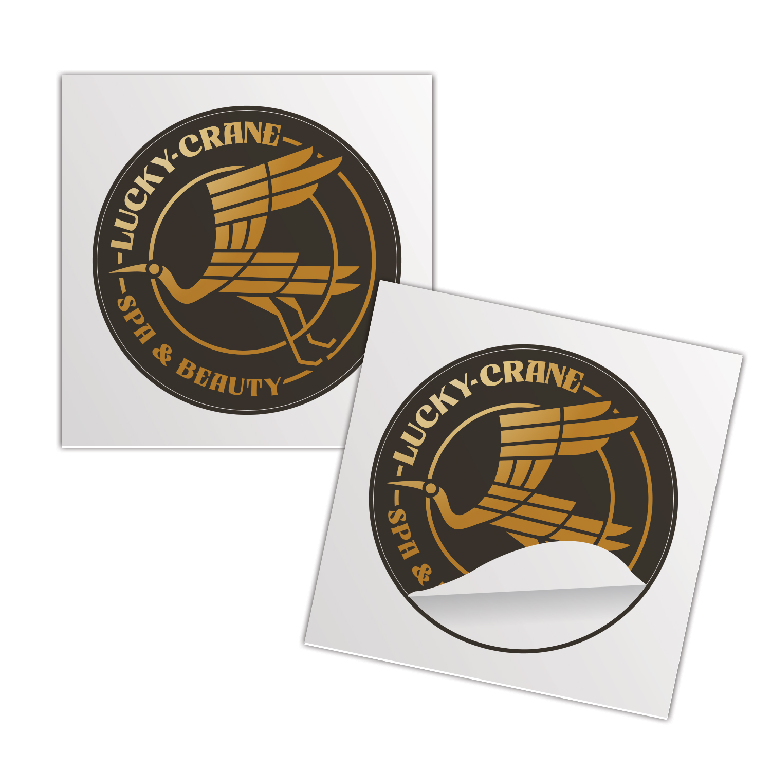 3" Round Foil Sticker 2