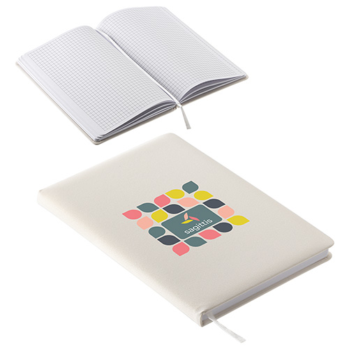 Draftsman Padded Hardcover Journal with Grid-Lined Paper 44