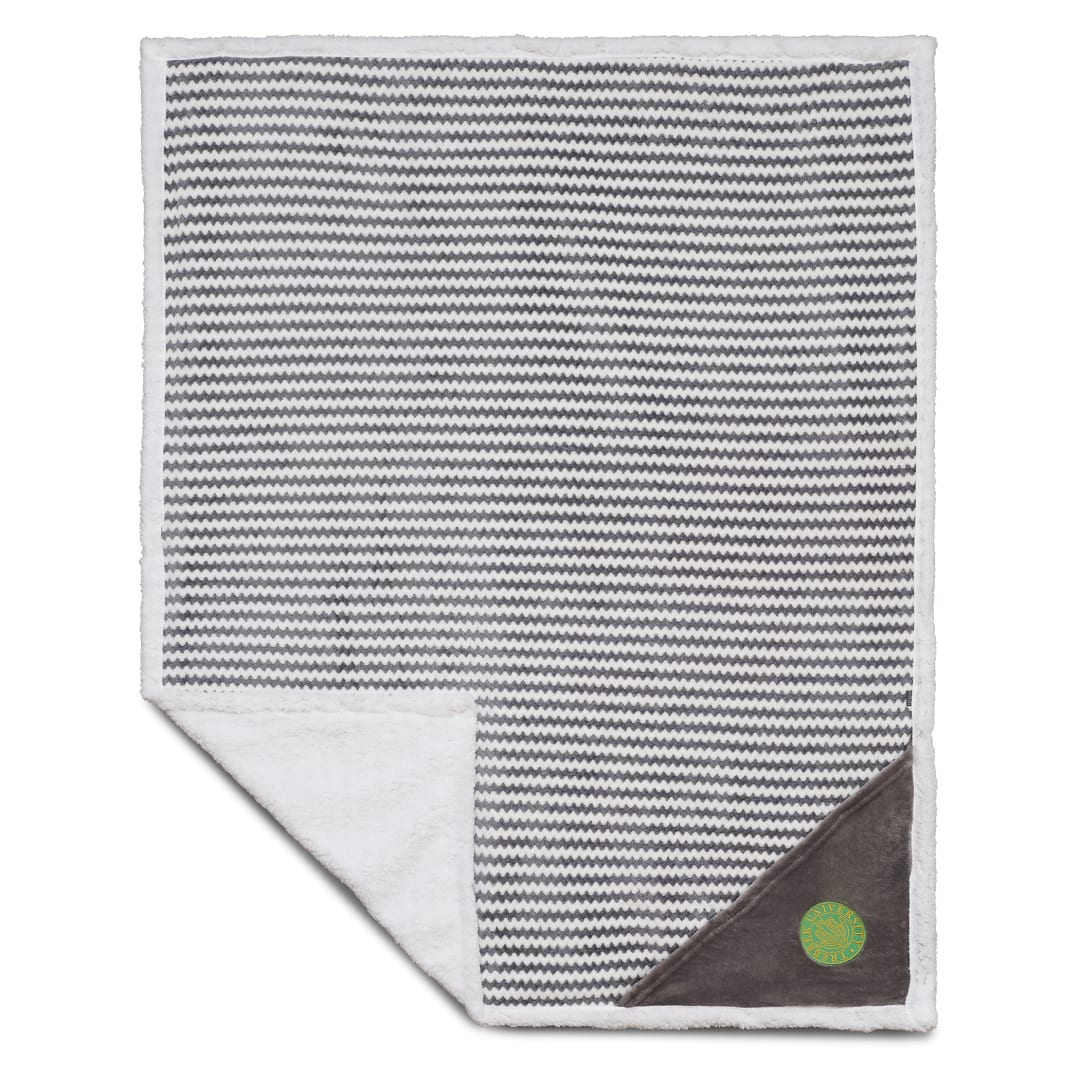 Field & Co.® Chevron Striped Sherpa Blanket 164