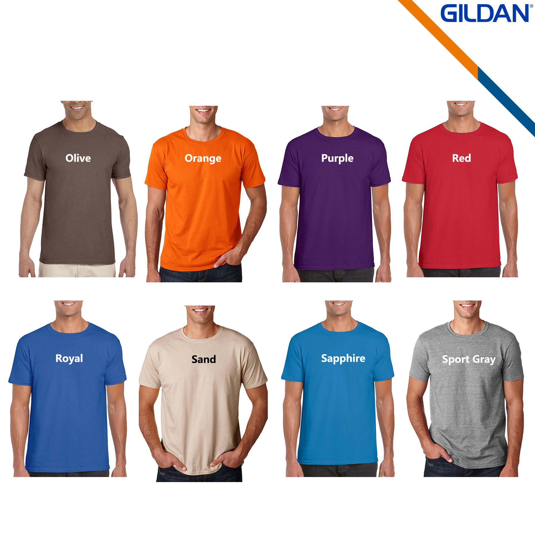 Gildan® 4.5 oz 100% Cotton Preshrunk Tees 1