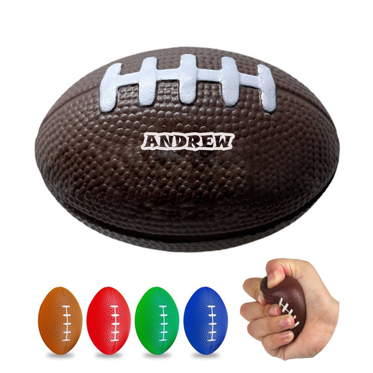 PU Foam Football Stress Toy 4