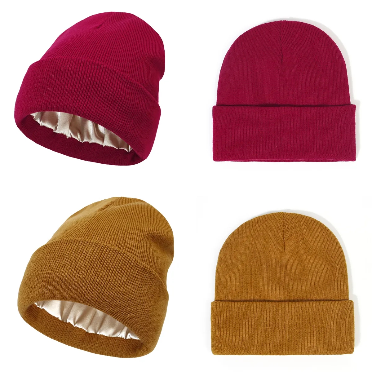 Casual Warm Hat Winter Knitted Beanie 7
