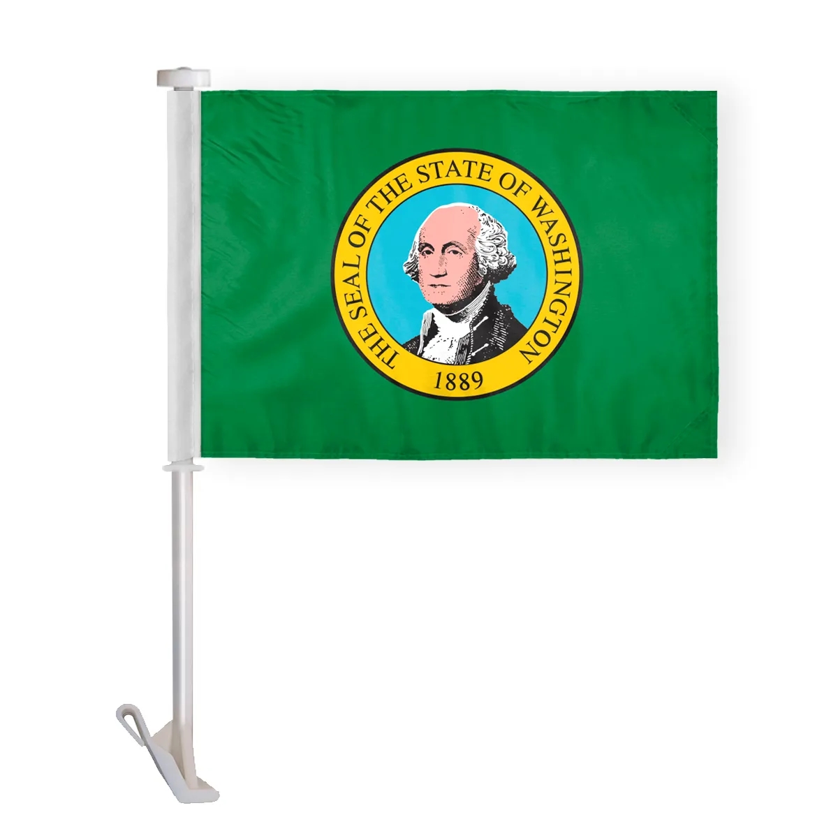 12"x16" & 10.5''x15'' Washington Car Flags 2