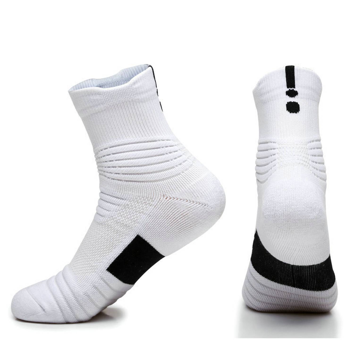 Men's Towel Bottom Non-Slip Sports Boat Socks 5