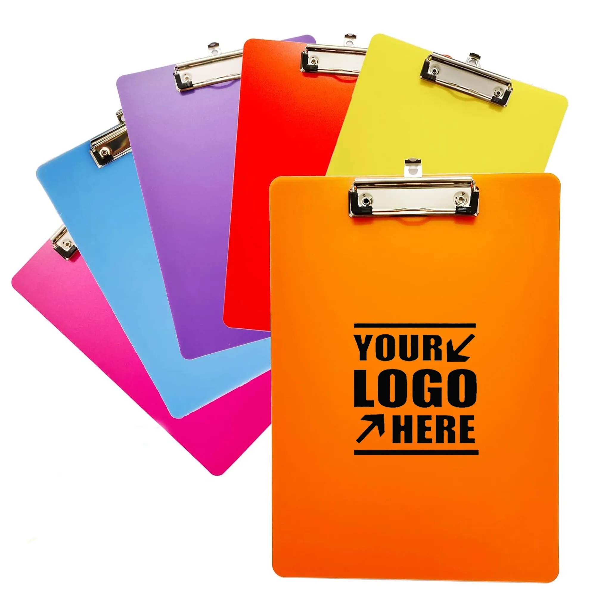 Plastic File Folder Clipboard with Metal Clip 3