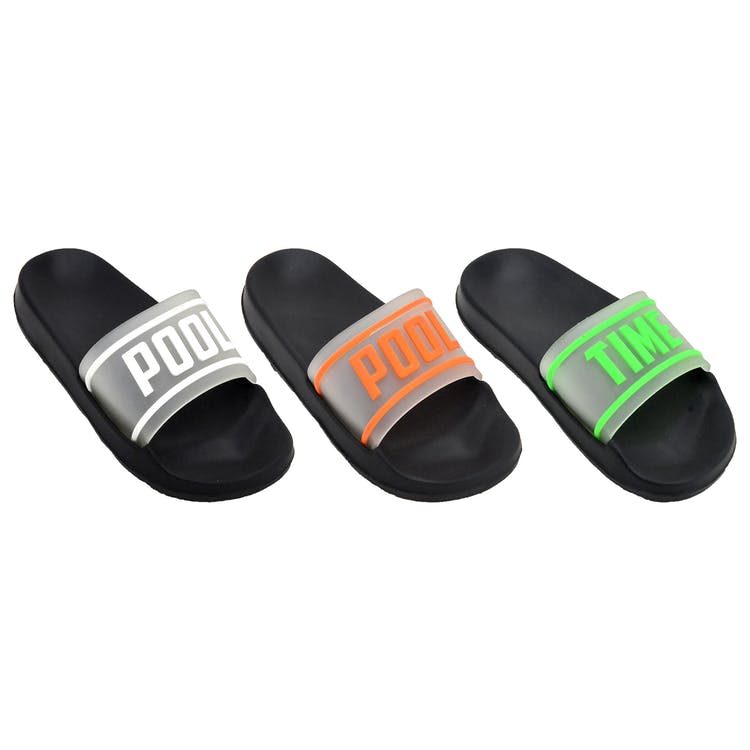 Boys' "Pool Time" Slides - Size 11/12 - 4 Age 4-8 Years 2