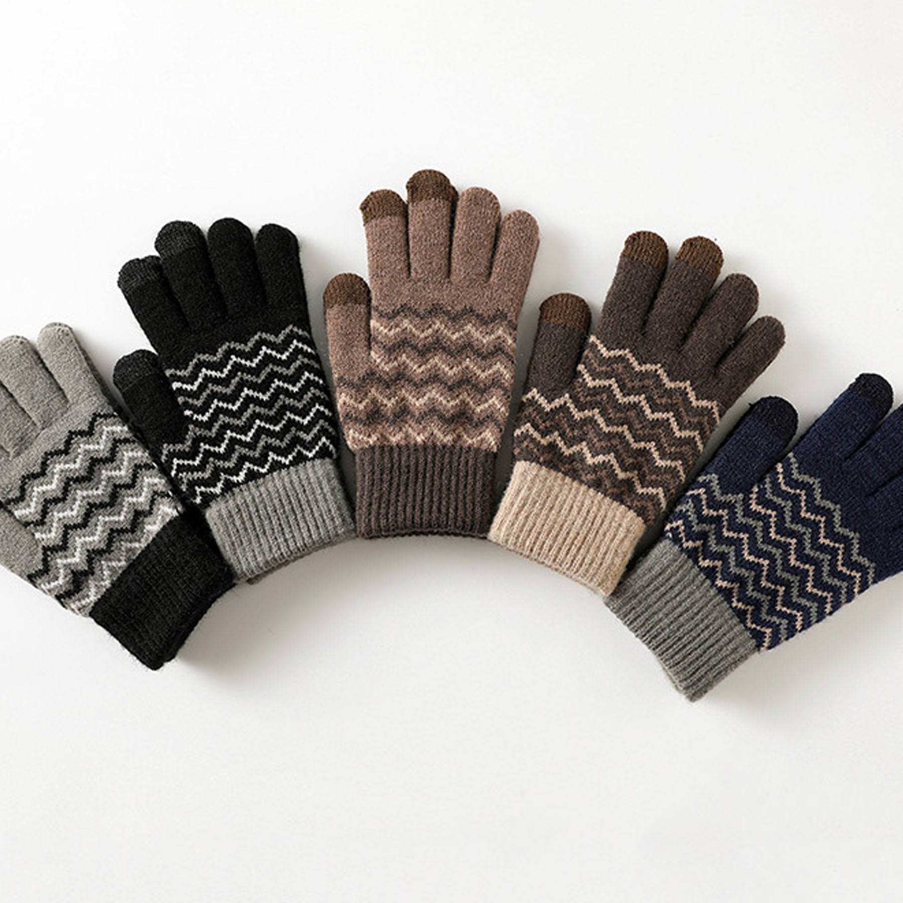 Men's Fleece-Lined Winter Gloves 9