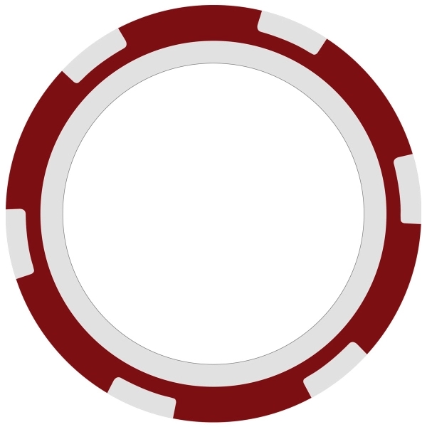 6-Stripe Poker Chip (9 Colors) 8