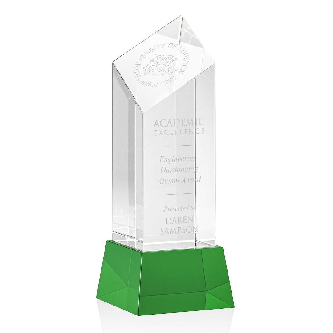 Barone Award on Base - Green 21