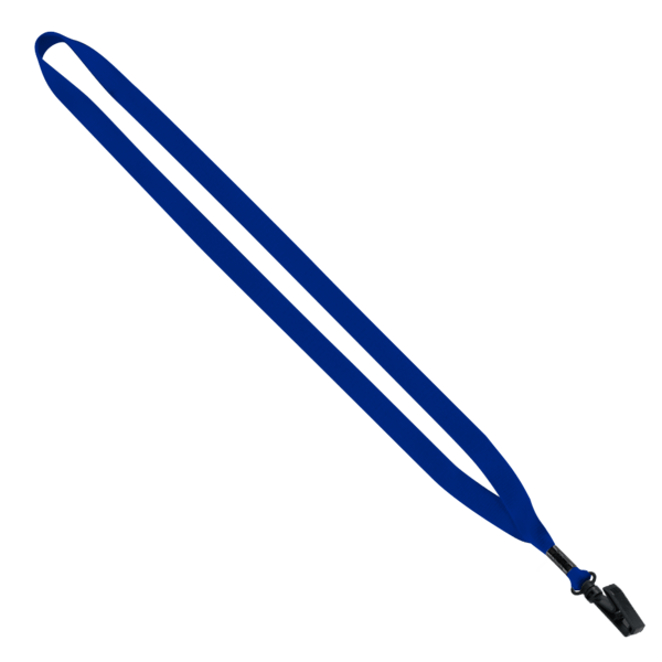 1/2" Polyester Lanyard with Plastic Bulldog Clip 23