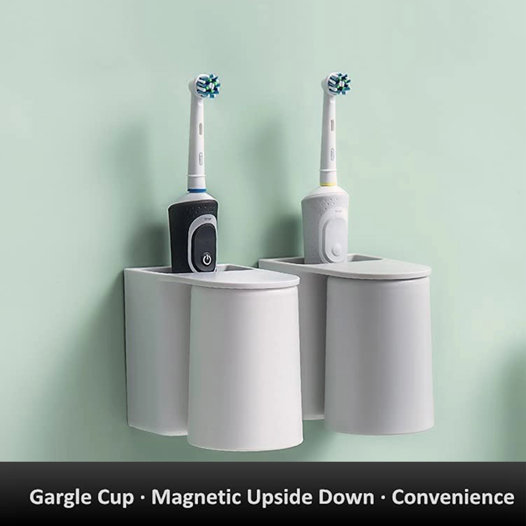 Toothbrush Holder Wall Mounted For Single 4