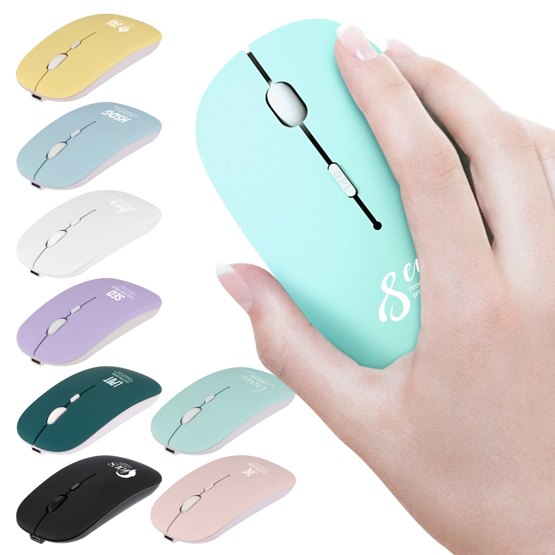 LED Rechargeable Wireless Mouse 9