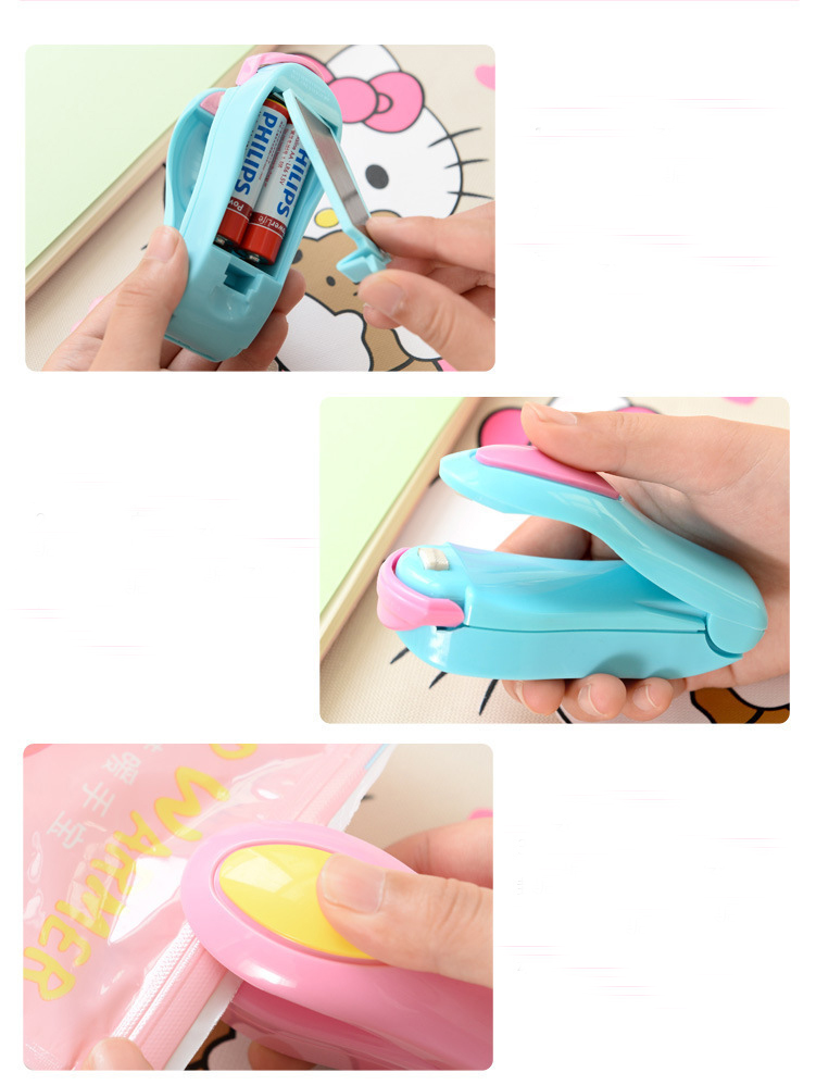 Mini Portable Plastic Food Bag Handheld Heat Sealer 7