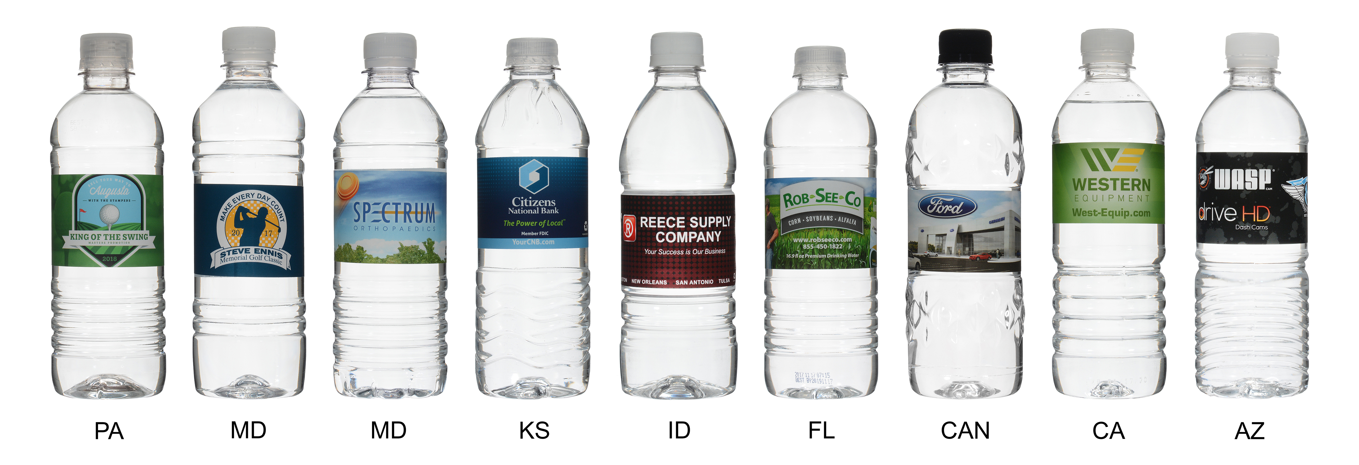 Custom Label 16.9 oz Bottled Water 2