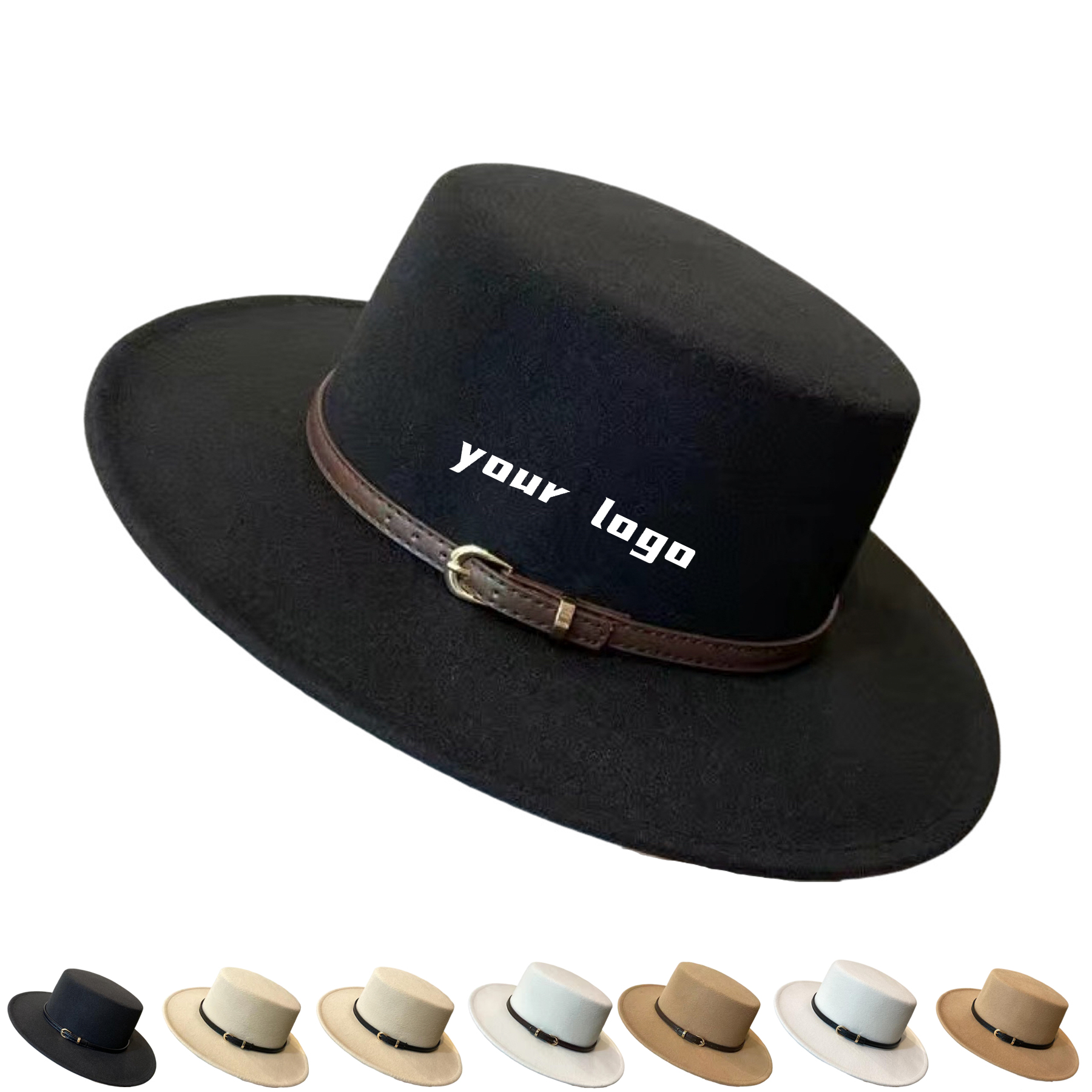 Women Wool Fedora Hat 2