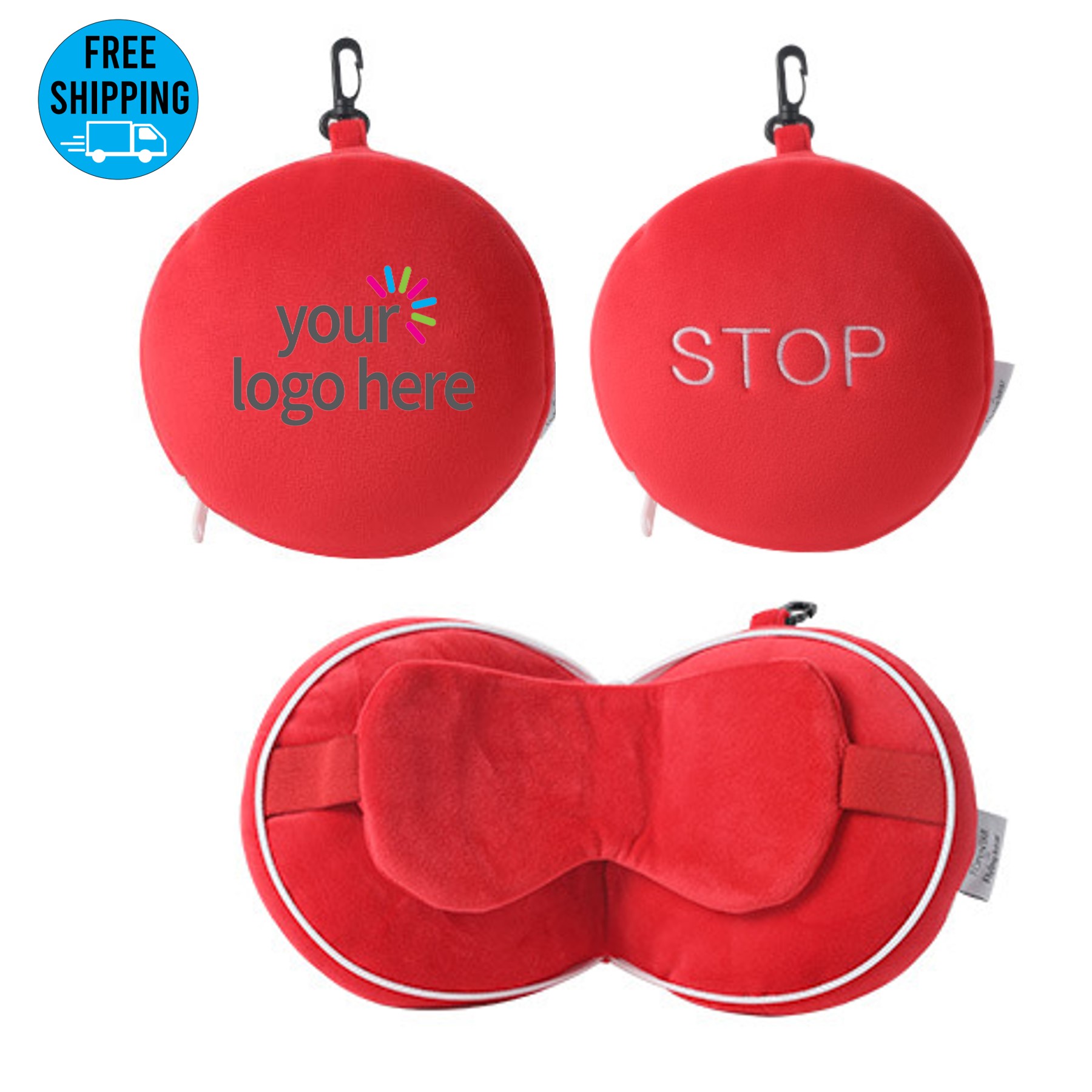 Foldable 2-in-1 Pillow Sleep Mask 2