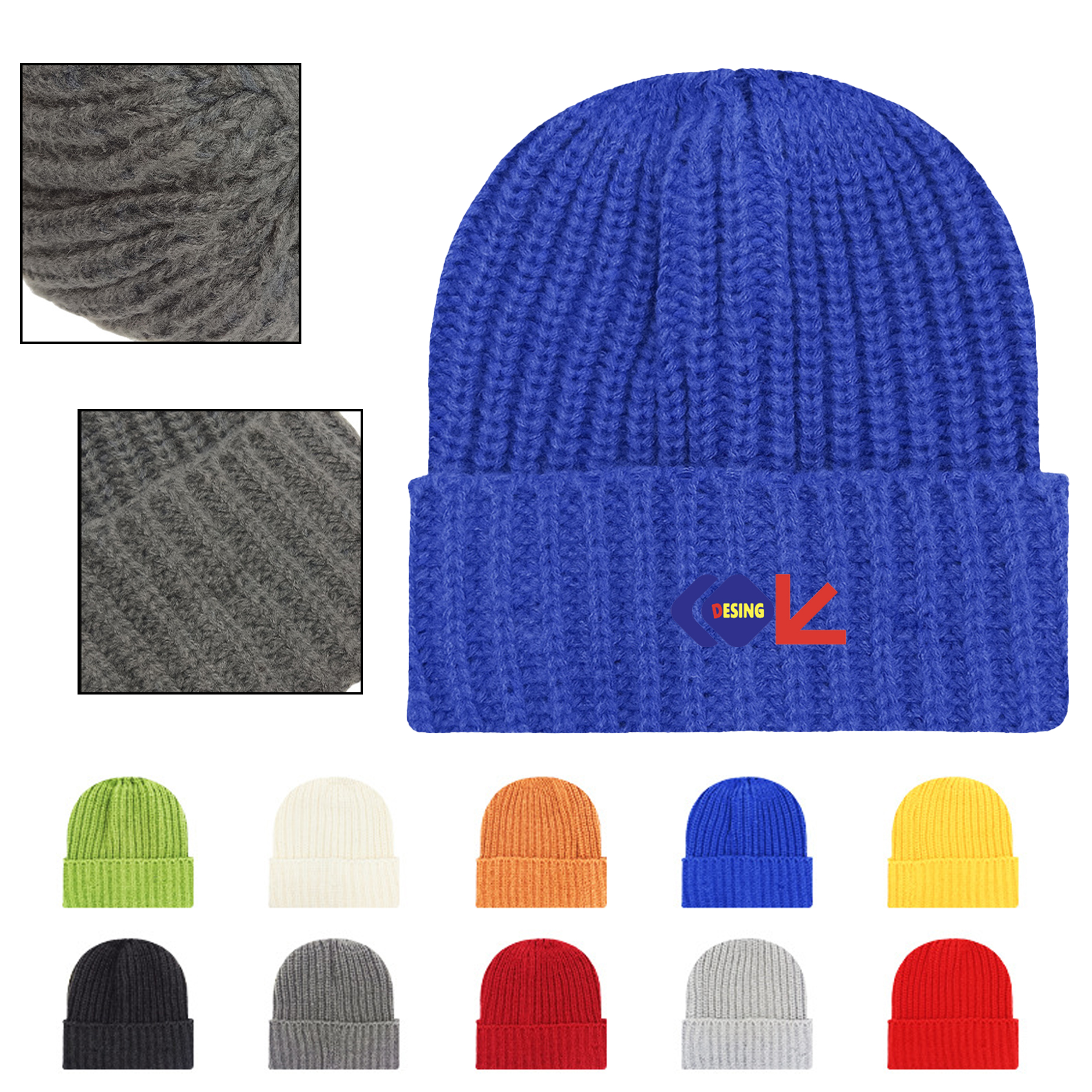 Chunky Knit Beanie 2