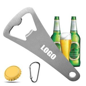 Aluminum Bottle Opener With Carabiner And Key Ring 8